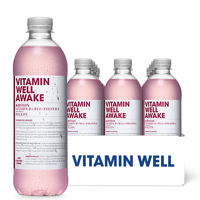 12 x Vitamin Well,500ml,Awake
