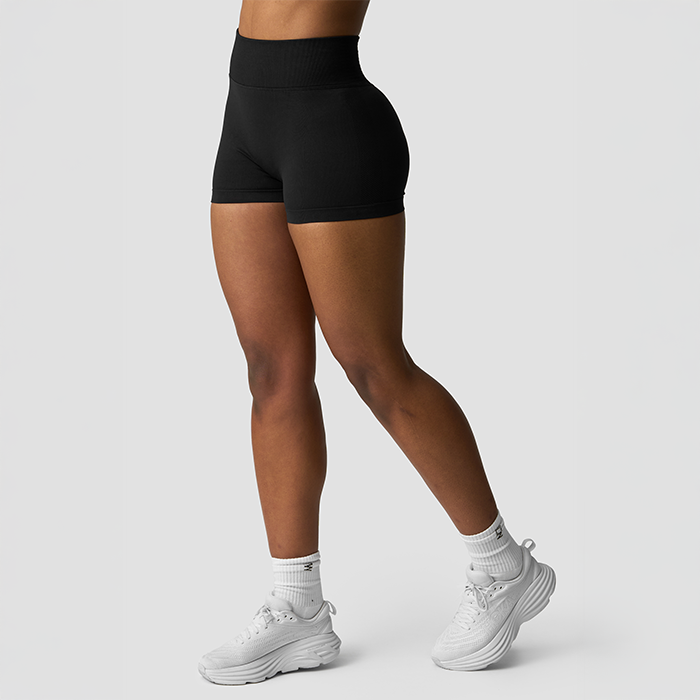 Define Seamless V-formade shorts Svart