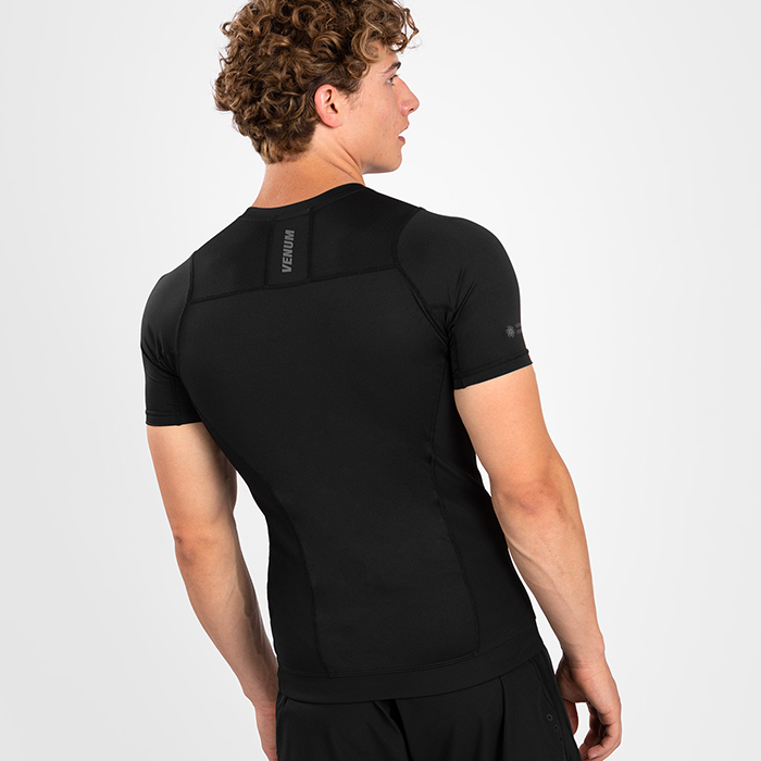 G-Fit Air Rashguard Kort&auml;rmad Svart