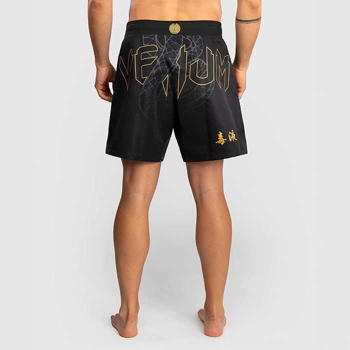 Serpenti Fightshorts Svart Silver Guld