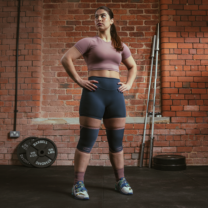 Weightlifting Knee Sleeves Kn&auml;skydd