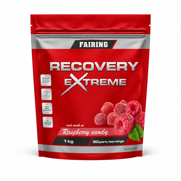 Recovery Xtreme Återhämtningsdryck 1000 g Hallongodis