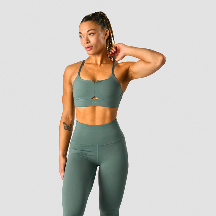 Stride Strappy Sportsbra, Sea Green