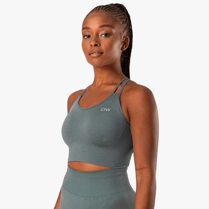 ICIW Define Seamless Sport Bra Jungle Green