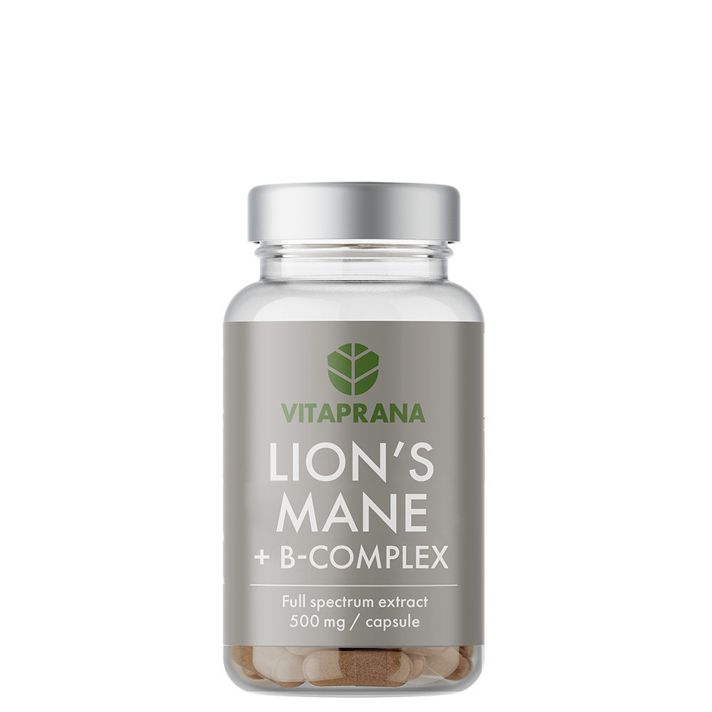 Lions Mane B-komplex 50 kapslar