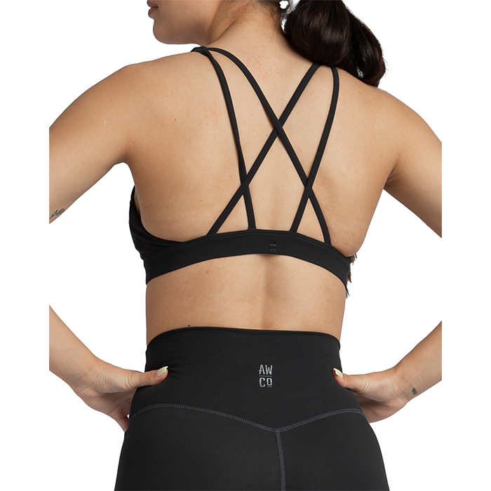 Core Sports Bra 2.0, Dusty Black