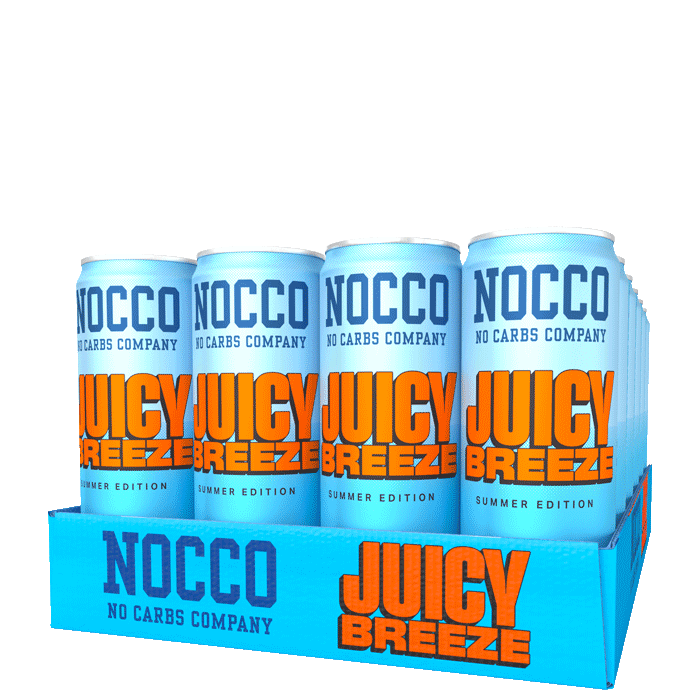 24 x NOCCO Juicy Breeze 330 ml