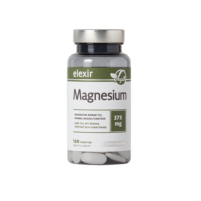 Elexir Pharma Magnesium 375 mg 120 tabletter