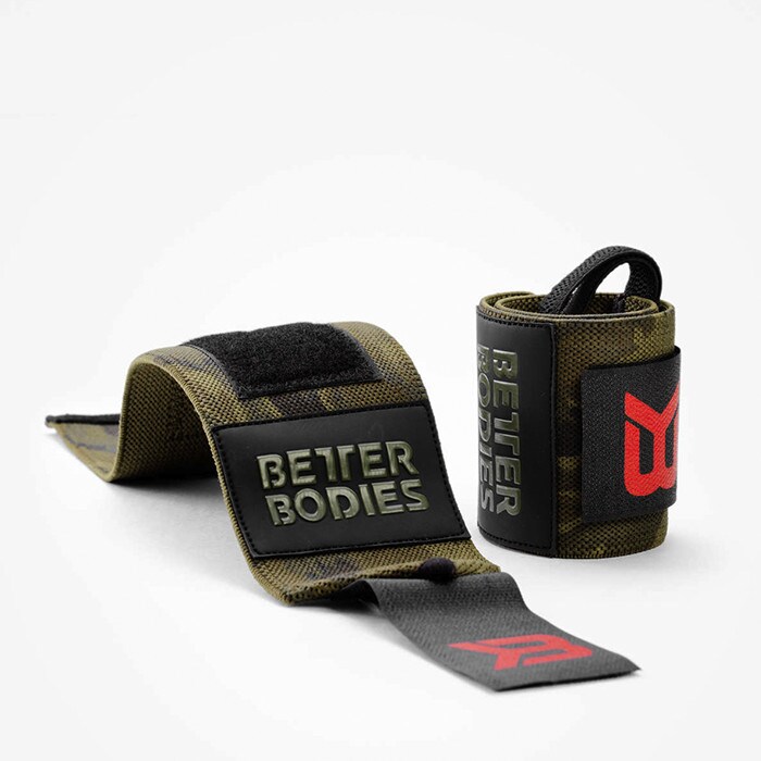 Läs mer om BB Camo Wrist Wraps, Dark Green Camo