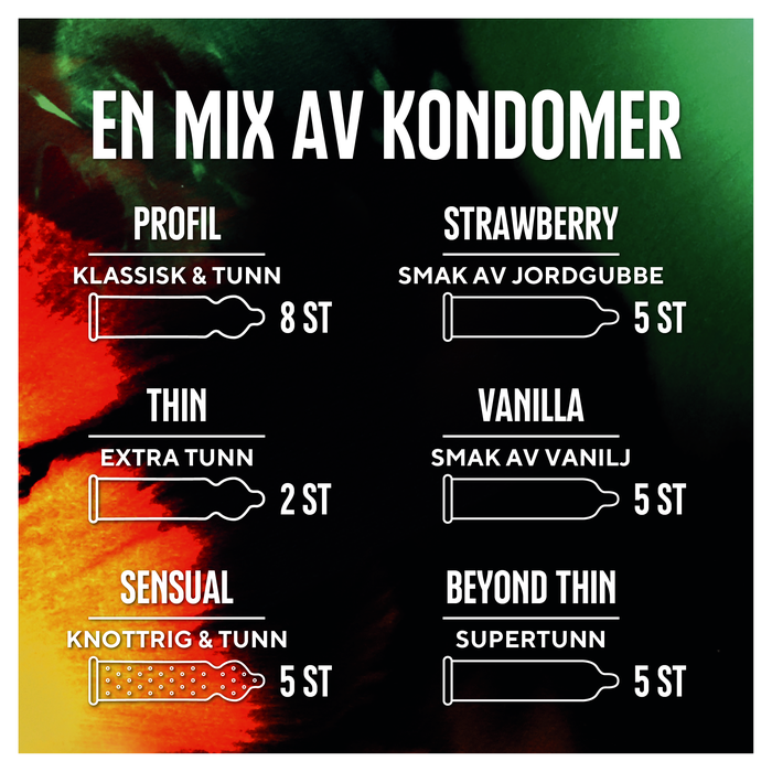 RFSU Mixed Kondomer 30-pack
