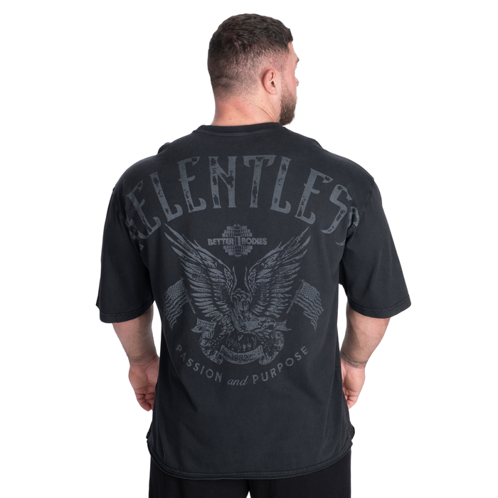 Relentless T‑shirt Svart Tv&auml;ttad