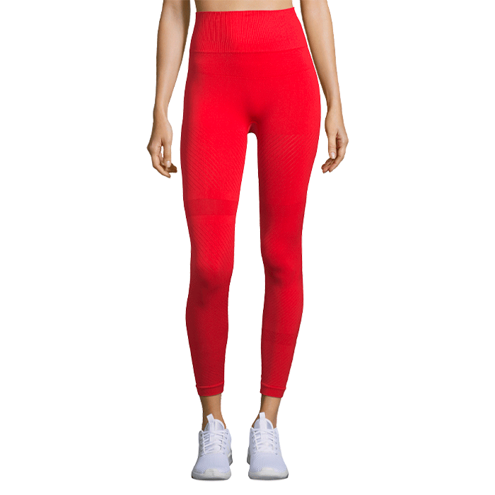 Bild av Seamless Blocked Tights, Impact Red