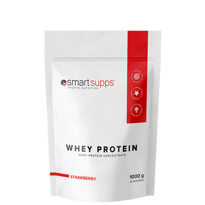 Vassleprotein 1 kg strawberry