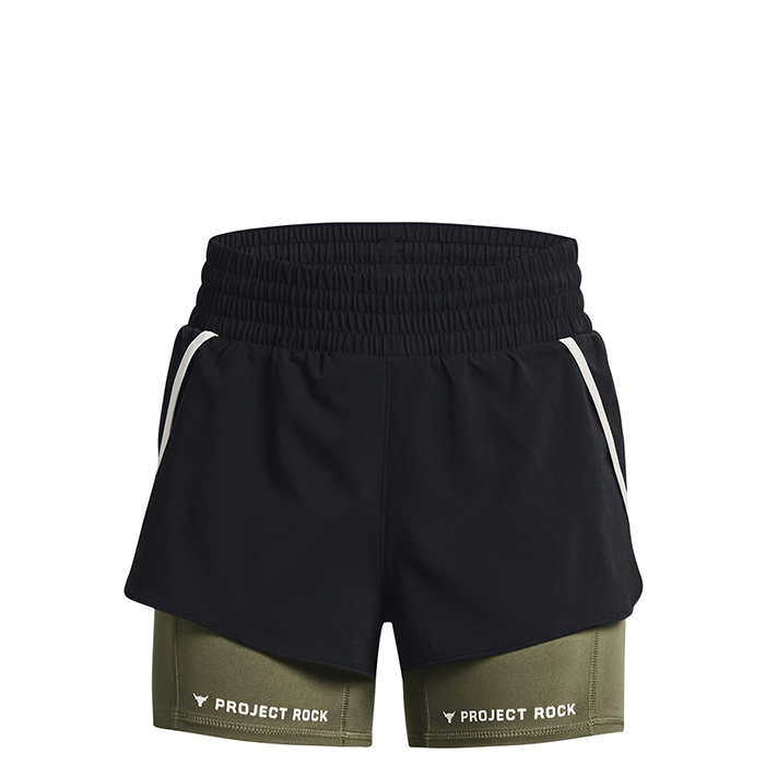 Project Rock Leg Day Flex Shorts Black