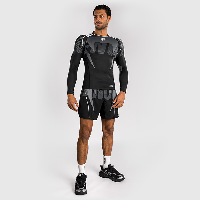 Venum Adrenaline Rashguard Svart Gr&aring;