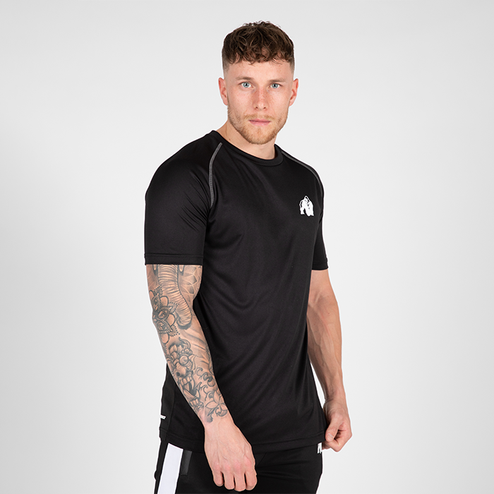 Performance T-Shirt,Black/Grey