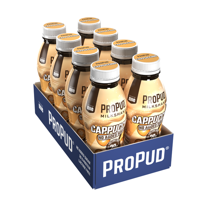 ProPud 8 x ProPud Protein Milkshake, 330 ml, Cappuccino