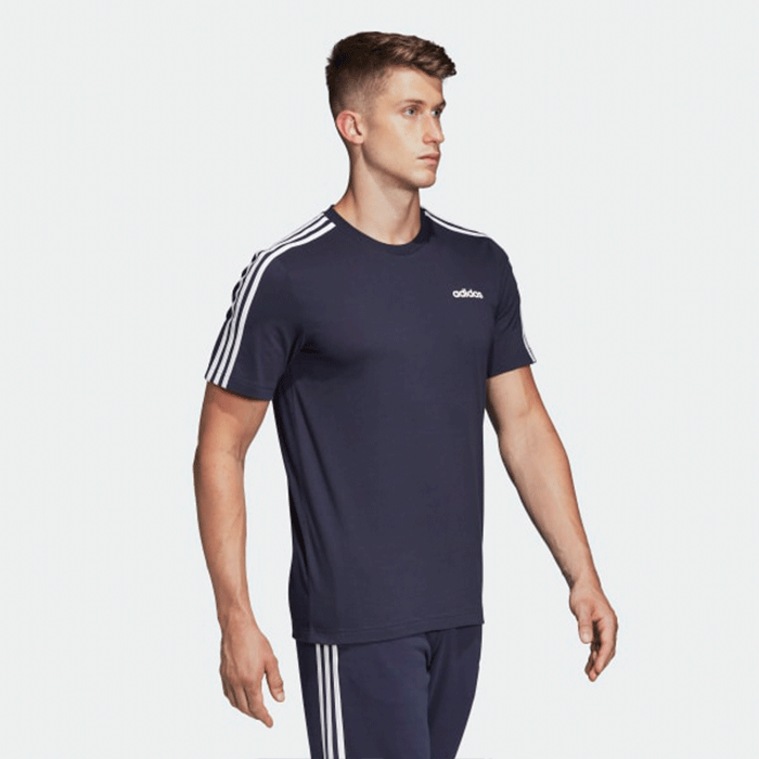 Bild av Adidas Essential 3 Stripe Tee, Black