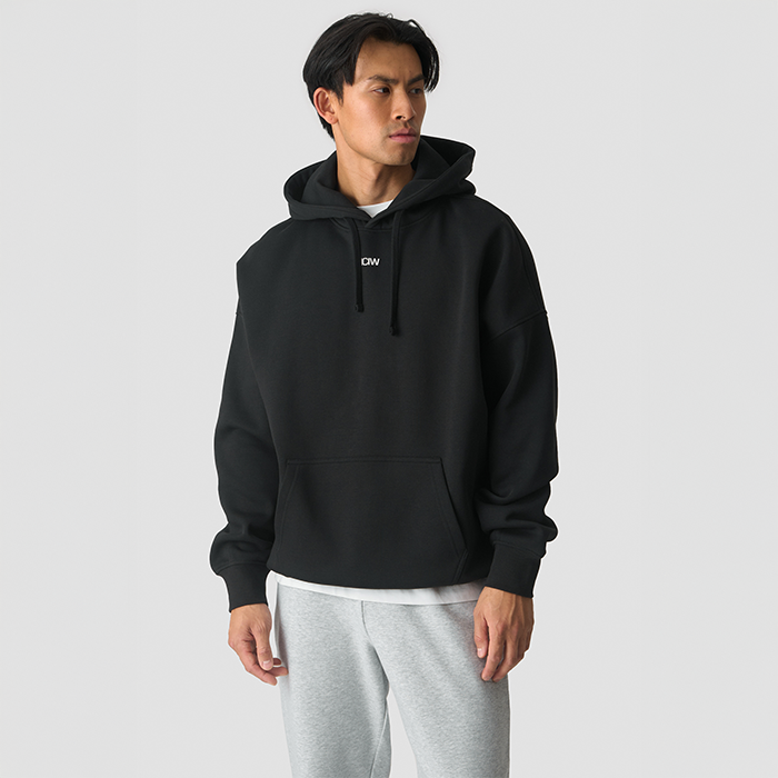 Everyday Relaxed Hoodie Print Svart