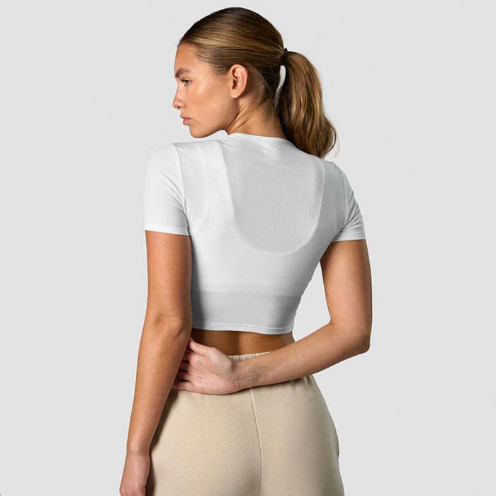 Recharge Cropped T-shirt Wmn,White