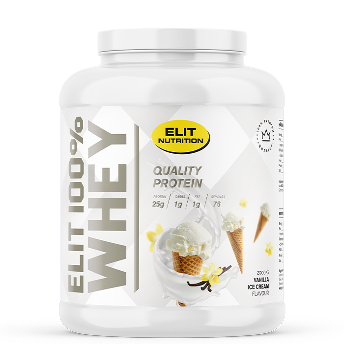 ELIT 100% Whey Vassleprotein 2000 g 5256