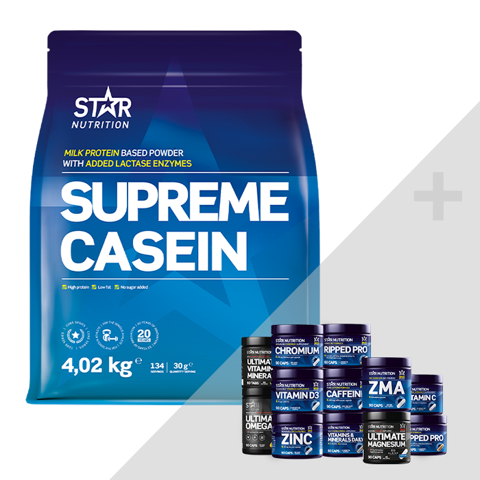 Star Nutrition Supreme Casein 4020 g + Bonus Product!