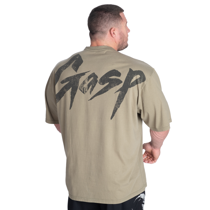 Washed T-shirt Gr&ouml;n