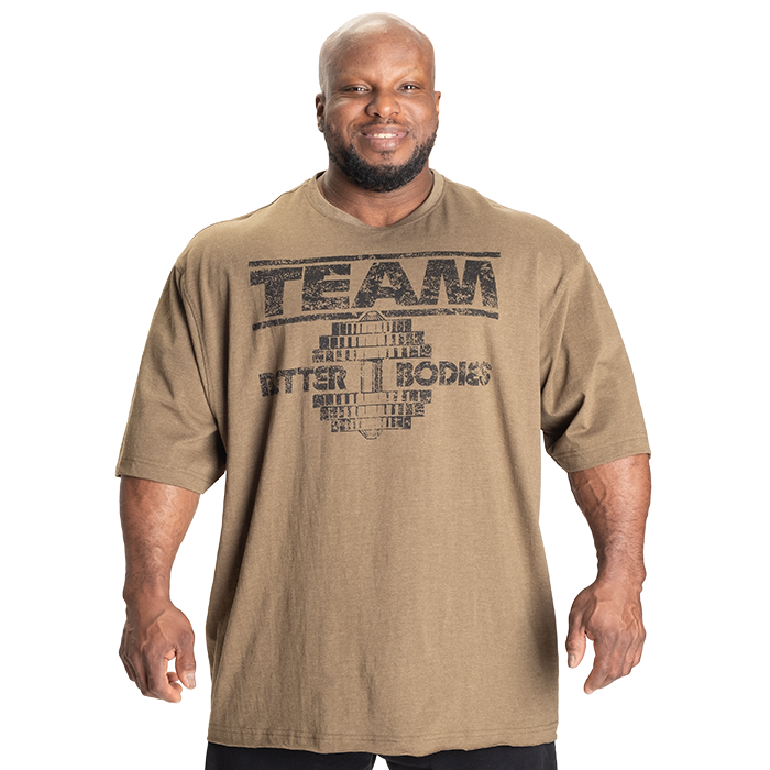 Team Pump Cover Iron Tee Army Green Melange