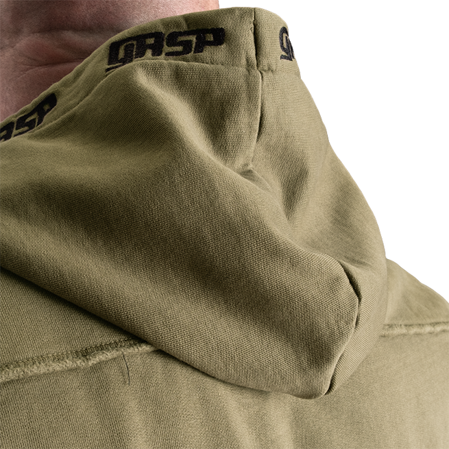 Pro Gym Hoodie Acid Wash Gr&ouml;n