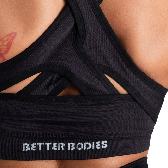 Wrap Seamless Sport-bh Svart