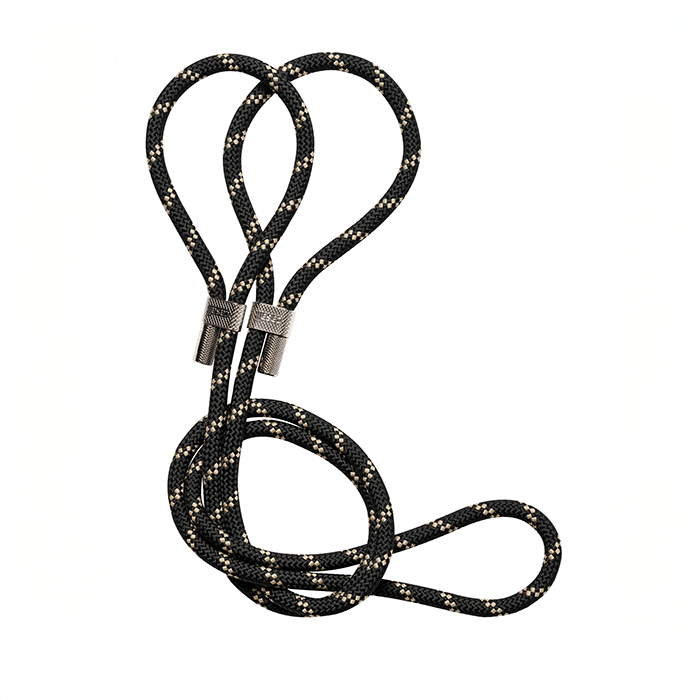 Fl&auml;tad Yogamattrem Svart/Beige