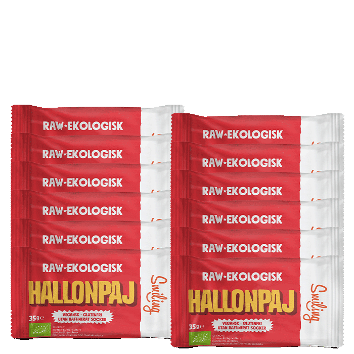 12 x Smiling Hallonpaj, 35 g