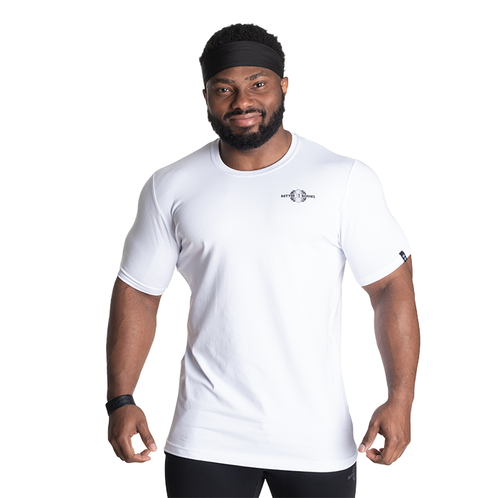 Essential Tapered Tee,White