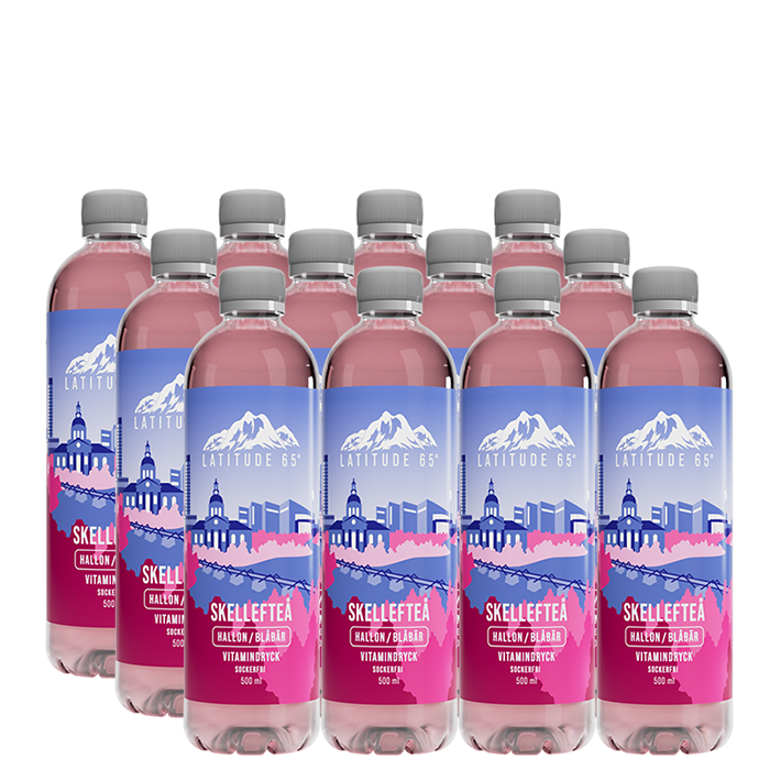 Läs mer om 12 x Latitude 65, Vitamindryck, 500 ml