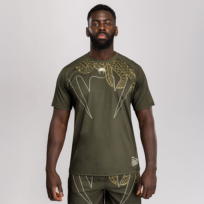 Serpenti Dry Tech T-shirt Khaki Brons Ivory