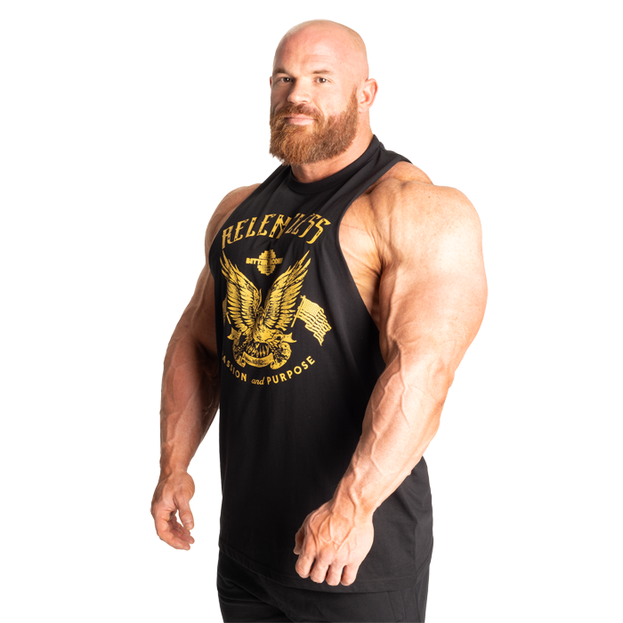Relentless Cut Out T‑Shirt Svart Gul