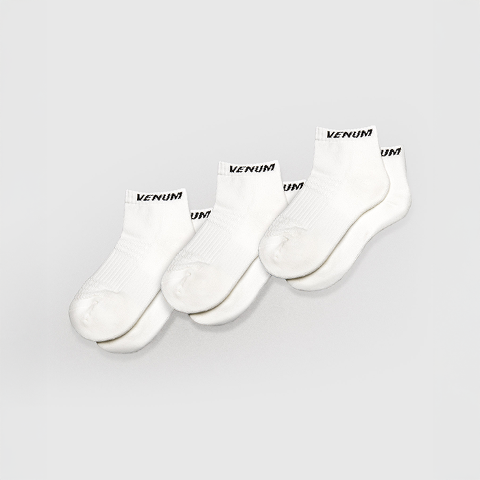 Ankelstrumpor 3 par Vit Svart