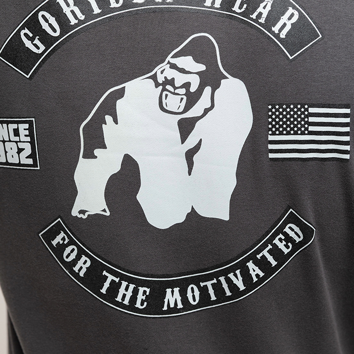 Huntley &Auml;rml&ouml;s Hoodie Gr&aring;
