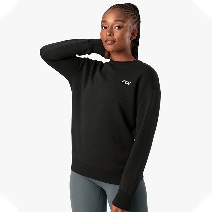 Bild av Essential Crewneck, Black