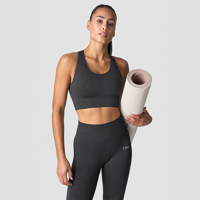 Soft Seamless Sport-BH Grå