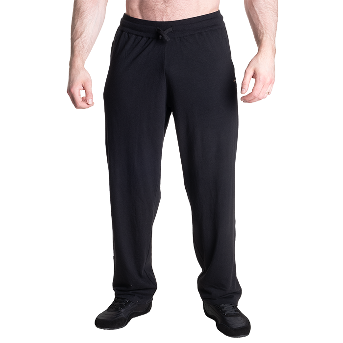 Gasp Sweatpants Short Length, Black/White
