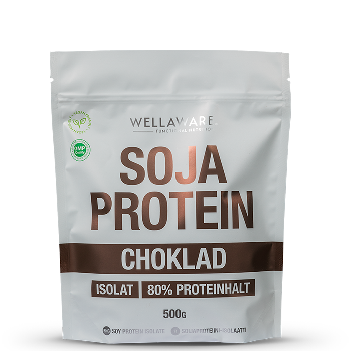 WellAware Sojaprotein Isolat Choklad 500 g