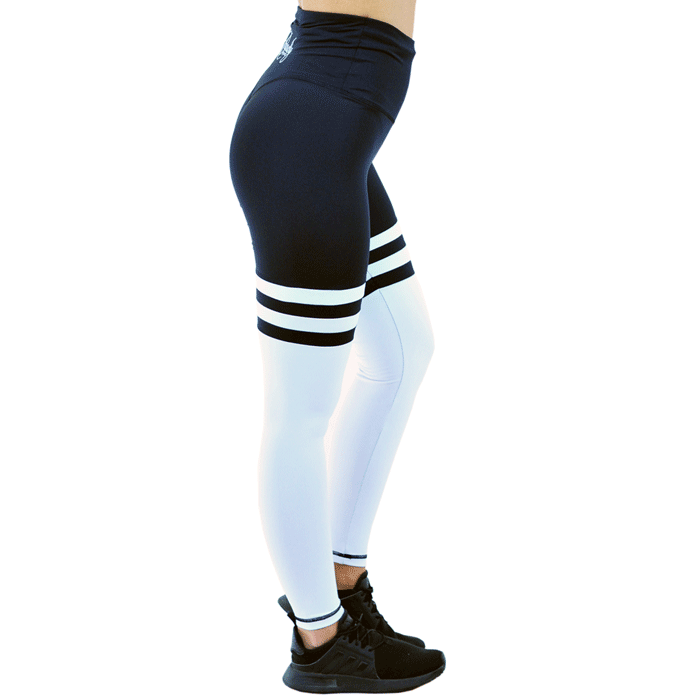 Bild av Uppercut Compression Leggings, White/Black
