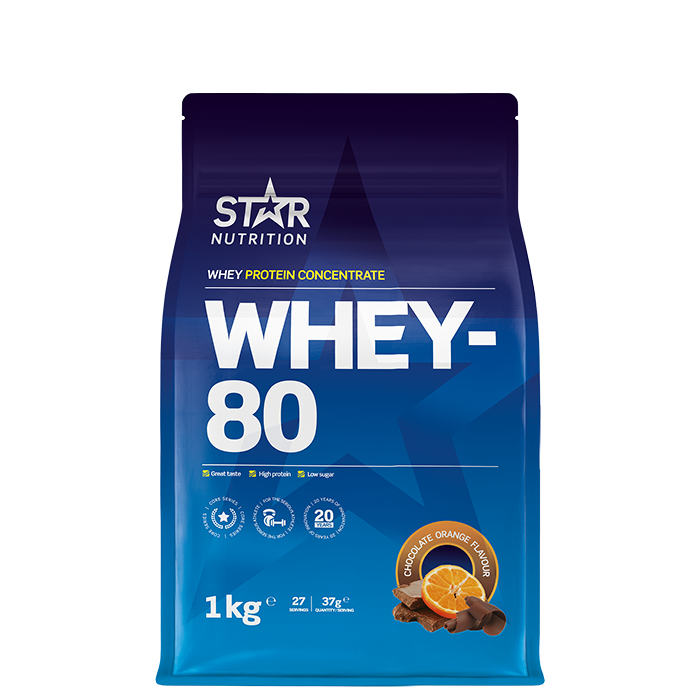 Whey-80 Vassleprotein 1 kg