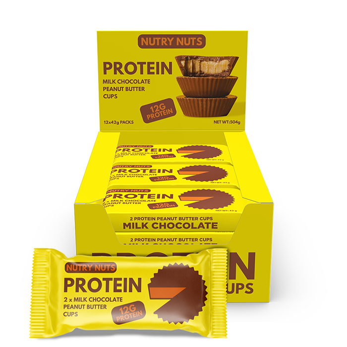 L&aring;da Nutry Nuts Protein Peanut Butter Cups 42 g dark_choc