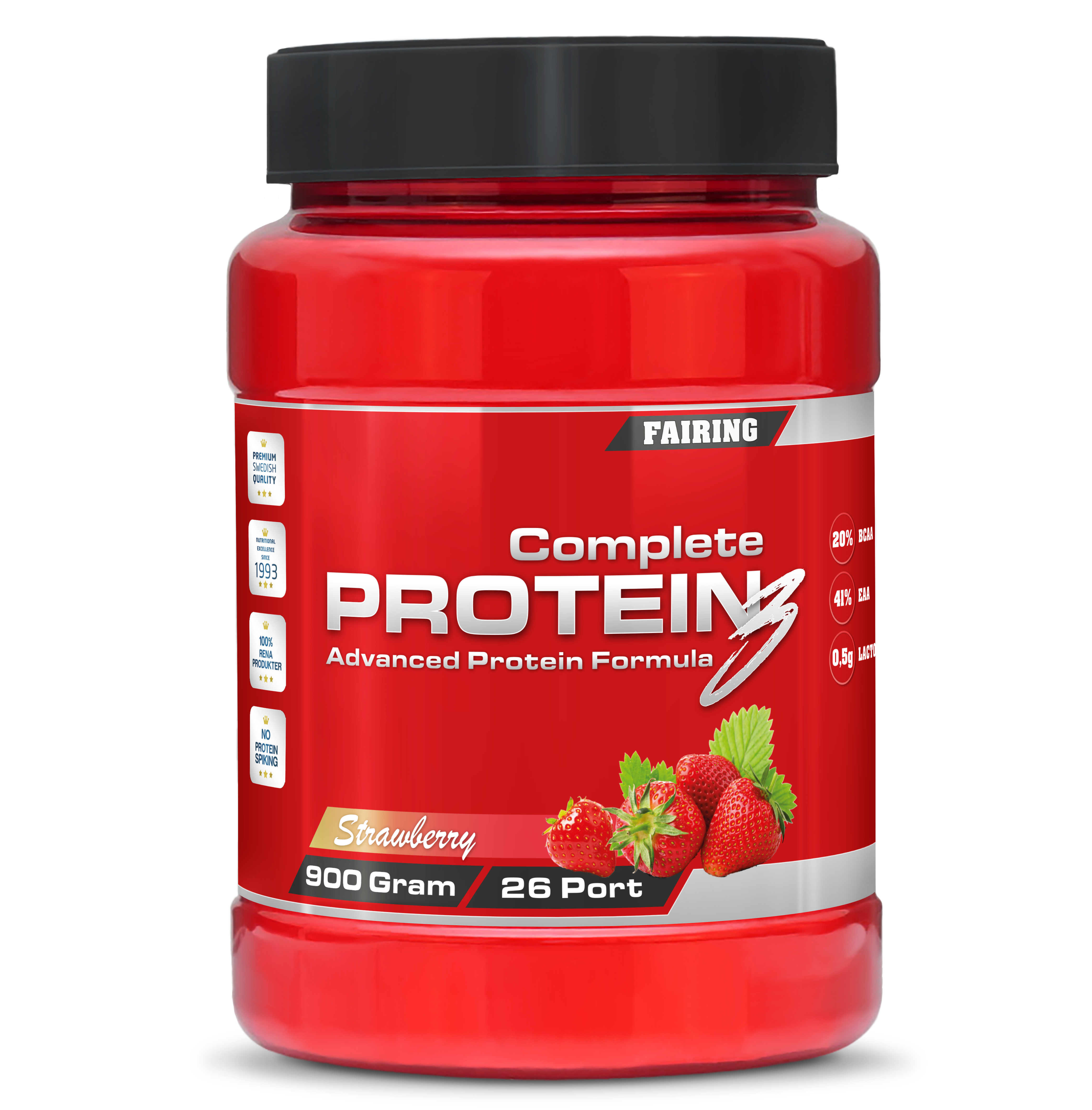 Complete Protein 3 Blandprotein 900 g strawberry