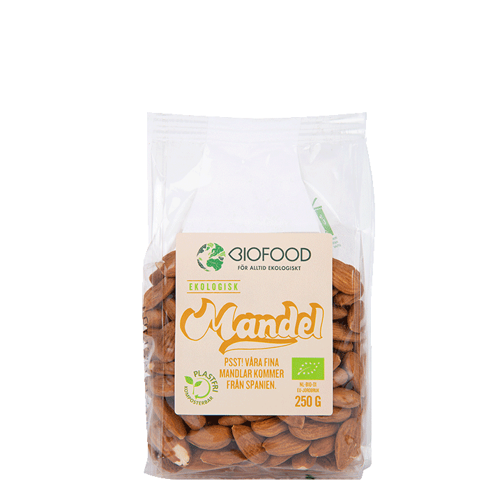 Biofood Mandel Hel 250 g