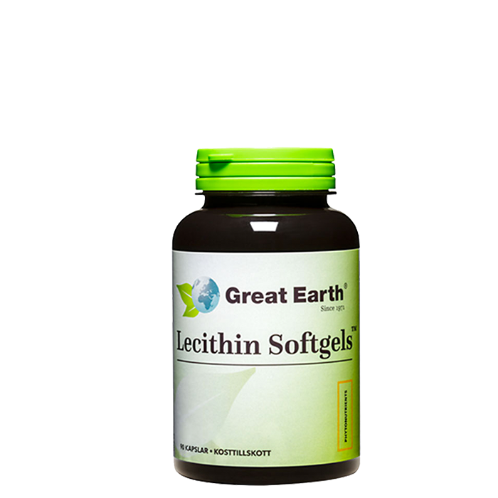Lecithin Softgels 1200 mg, 90 kapslar