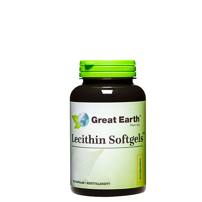 Bild av Lecithin Softgels 1200 mg, 90 kapslar