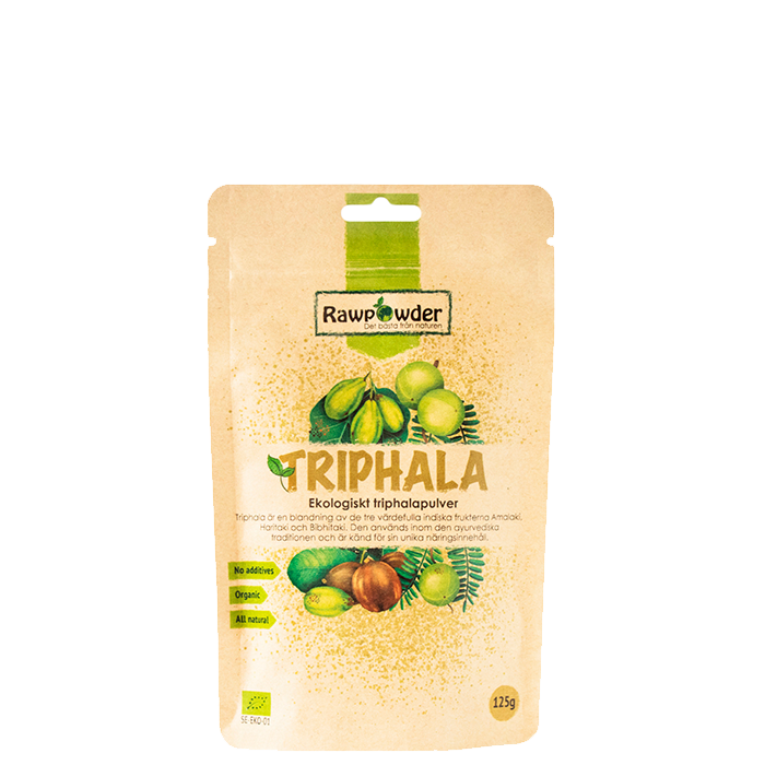 Triphala Ekologiskt Triphala pulver 125 g
